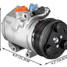 Mophorn CO 10905C (7C3Z19703AA) Universal Air Conditioner AC Compressor for 07-14 Expedition/F-150/ Navigator A/C Compressor 67192 68192