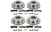 Power Stop KOE2073 Autospecialty Front and Rear Replacement Brake Kit-OE Brake Rotors & Ceramic Brake Pads