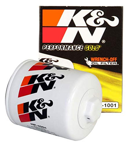 K&N Premium Oil Filter: Protects your Engine: Compatible with Select CHEVROLET/GMC/BUICK/PONTIAC Vehicle Models (See Product Description for Full List of Compatible Vehicles), HP-1001