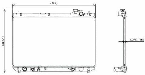 Denso 221-3166 Radiator