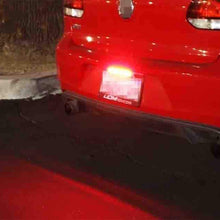 iJDMTOY (1) Universal Fit Brilliant Red 24-SMD LED Light Bar Compatible With Car As Rear Fog Light or 3rd Brake Tail Lamp