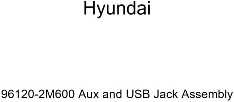 Genuine Hyundai 96120-2M600 Aux and USB Jack Assembly