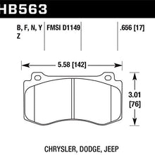 Hawk Performance HB563Z.656 Performance Ceramic Brake Pad