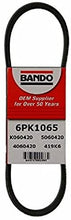 BANDO Belt Set Replacement for Honda Prelude 1997 1998 1999 2000 2001 Alternator/Air Conditioner-Power Steering Belt Set(2 belts) BANDO 4PK1020 6PK1045