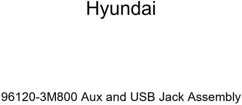 Genuine Hyundai 96120-3M800 Aux and USB Jack Assembly