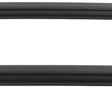 Roof Rack Crossbars, 2Pcs Black 165lb Rack Rail Top Luggage Carrier Kit With Keys for Land Rover Discovery 4 LR4 2010-2016