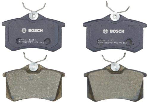 Bosch BP340 QuietCast Premium Semi-Metallic Disc Brake Pad Set For: Audi A3, A4, A6, A8, Allroad, Quattro, RS6, S4, S6, S8, TT; Peugeot; Volkswagen: Beetle, Cabrio, Corrado, Golf, Jetta, Passat, Rear