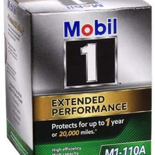 Mobil 1 Annual Protection Synthetic Motor Oil 5W-30, 5-Quart, Single Bundle M1-110A Extended Performance Oil Filter, 1-Count