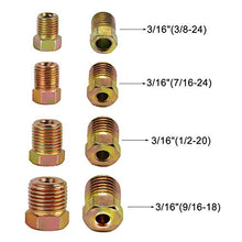 Muhize Upgraded Brake Line Tubing Kit - 25 Ft. of 3/16 Flexible Tube, Roll 25 ft 3/16" (Includes 16 Fittings)