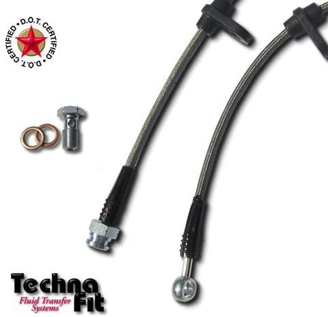 Techna-Fit Brake Lines ACURA 2002-2006 RSX TYPE S, REAR DISC FRONTS (2) - AC-1510F