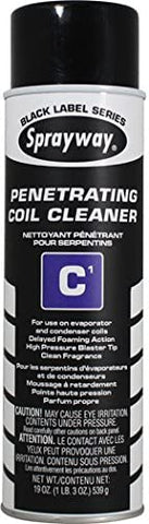 Sprayway SW287 Aerosol C1 Penetrating Coil Cleaner, 19 oz