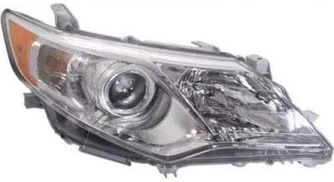 Go-Parts - for 2012 - 2014 Toyota Camry Front Headlight Assembly Housing / Lens / Cover - Right (Passenger) Side - (Gas Hybrid + Hybrid LE + Hybrid XLE + L + LE + XLE) 81110-06470 TO2503211