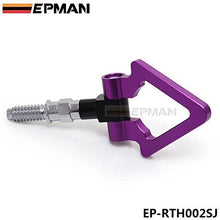 EPMAN Racing Billet Aluminum Triangle Ring Tow Hook Front Rear For BMW European Car Trailer (Green)