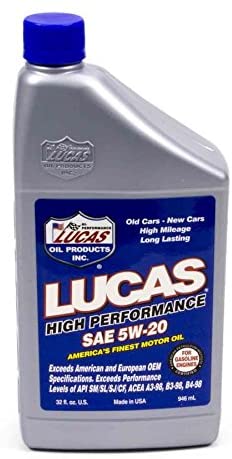 Lucas Oil Products LUC10516 SAE 5w20 Motor Oil1 Quart, 32. Fluid_Ounces