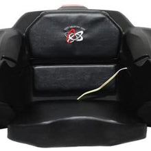 WES Industries Comfort Standard Rear Cargo Box Seat ATV with Lock and Rear Brake Light 121-0020-OCP