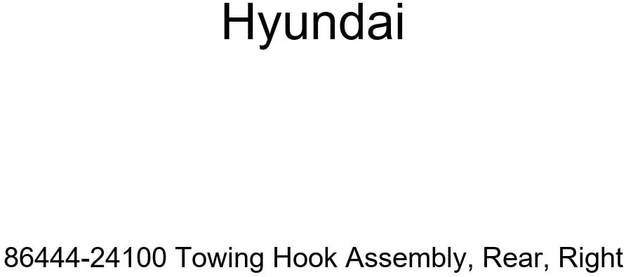 HYUNDAI Genuine 86444-24100 Towing Hook Assembly, Rear, Right