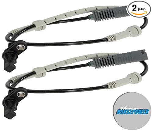 Set of 2 American Horsepower Front ABS Wheel Speed Sensors for BMW (with AHP Coaster)