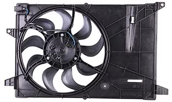 MAPM Premium Quality RADIATOR AND CONDENSER FAN ASSEMBLY WITH ONE BIG FAN; 1.4 LITER L4