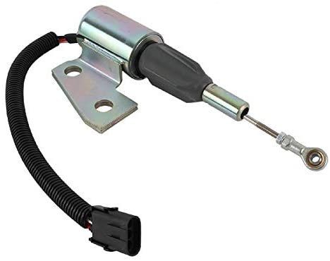 New 24V Shut Down Solenoid Compatible with/Replacement forHyundai R130 SA-4941-24, 3991168 24V