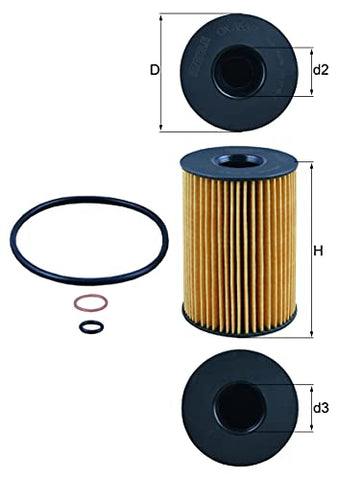 MAHLE OX 353/7D ECO Oil Filter