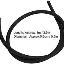 FT ELECTRIC- 1M Fuel Oil Tube Accessory Engine Pvc Thickening Line Hose Boat Outboard Universal Black Pvc Car Fuel Oil Line