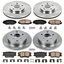 Power Stop KOE4099 Autospecialty Front and Rear Replacement Brake Kit-OE Brake Rotors & Ceramic Brake Pads