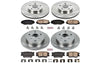 Power Stop KOE4099 Autospecialty Front and Rear Replacement Brake Kit-OE Brake Rotors & Ceramic Brake Pads