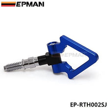 EPMAN Racing Billet Aluminum Triangle Ring Tow Hook Front Rear For BMW European Car Trailer (Green)