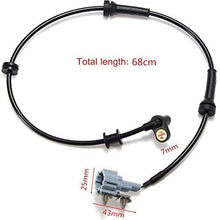 no logo RQBHD ABS Sensor for Navara D40 Pathfinder R51 2005 Onwards Front Left Right Replacement Parts 47910-EA025