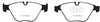 EBC Brakes DP31512C Redstuff Ceramic Low Dust Brake Pad