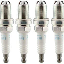 High Performance Platinum Spark Plugs 12120037607 BKR6EQUP 3199 for BMW E39 E46 M54 328i 528i X3 X5 Pack of 6