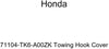 Honda Genuine 71104-TK6-A00ZK Towing Hook Cover