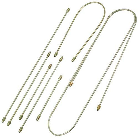Empi 98-6993 Replacement 7 Piece Steel Brake Line Kit for Vw Bug, GHIA 1969-1977