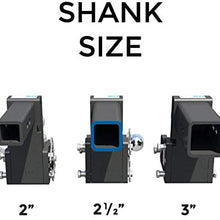 B&W Trailer Hitches Tow & Stow Receiver 1 7/8" x 2" x 2 5/16" with 2.5" Receiver - 7" Drop / 7.5" Rise Tri-Ball Hitch