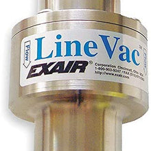 Exair Vacuum Conveyor, for Hose I.D. 3/4", Aluminum, 1/4" Air Inlet Thread Size Aluminum 6080-1 Each