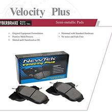 DK1604-6 Rear Rotors and Semi-Metallic Brake Pads