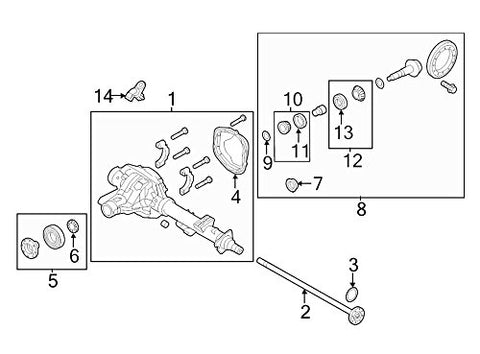 Ford BC3Z-4630-A, Differential Pinion Bearing