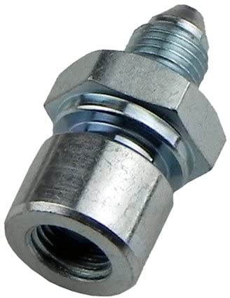 (E-11-9) -3AN Male To 7/16-24 Female SAE Brake Line Fitting Adapter For 1/4