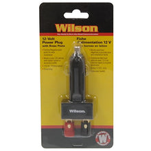 Wilson 30512VPP 12V Power Plug with Brass Posts