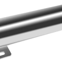 DEMOTOR PERFORMANCE 3"X 10" Inch Polished Stainless Steel Radiator Overflow Tank Universal Fit.