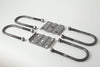 Redline U-Bolt Kit for Mounting 3,500-lb, Round Trailer Axles - 5-1/2