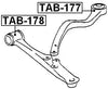 4867030240 - Arm Bushing (for Front Lower Control Arm) For Toyota - Febest