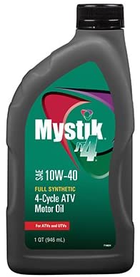 Citgo Petroleum 663080002181 JT-4 Synthetic SAE 10W-40 ATV Motor Oil, 1-Qt, Must Purchase in Quantities of - Quantity 12