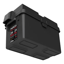 NOCO HM318BKS Group 24-31 Snap-Top Battery Box For Marine, RV, Camper And Trailer Batteries , Black