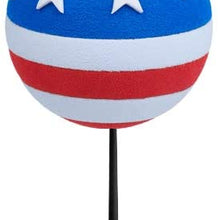 Tenna Tops Patriotic USA American Flag Car Antenna Topper / Rear View Mirror Dangler / Desktop Spring Stand Bobble