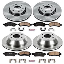 Power Stop KOE2060 Autospecialty Front and Rear Replacement Brake Kit-OE Brake Rotors & Ceramic Brake Pads