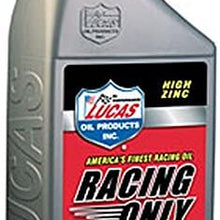 Lucas Oil 10615-6PK SAE 20W-50 Synthetic Racing Oil - 1 Quart Bottle, (Case of 6)
