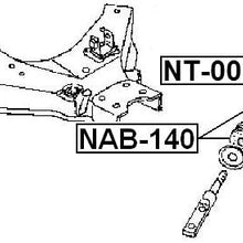 5447601W00 - Arm Bushing (for Front Lower Control Arm) For Nissan - Febest