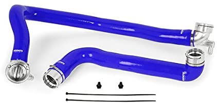 Mishimoto MMHOSE-F2D-11BL Blue Ford 6.7L Powerstroke Silicone Coolant Hose Kit, 2011-2016