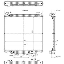 TYC 2170 Compatible with Ford F-Series 1-Row Plastic Aluminum Replacement Radiator